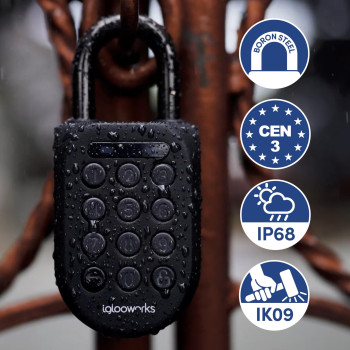 Igloohome New Rugged Outdoor Smart Padlock 2E Sp2E Manage Access Remotely With Mobile App Iosandroid Dashboard No Wif