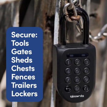 Igloohome New Rugged Outdoor Smart Padlock 2E Sp2E Manage Access Remotely With Mobile App Iosandroid Dashboard No Wif