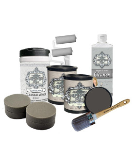 Allinone Paint 2 Quart Cabinet Paint Bundle And Kit Abbey Warm Gray