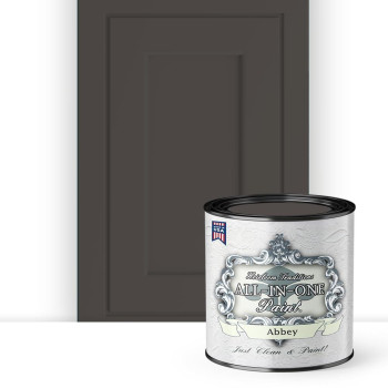 Allinone Paint 2 Quart Cabinet Paint Bundle And Kit Abbey Warm Gray