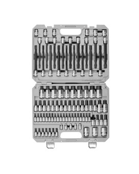 Ares 31038 90Piece Master Bit Socket Specialty Socket Set 14Inch 38Inch And 12Inch Drives S2 Bit Socket Set Inc