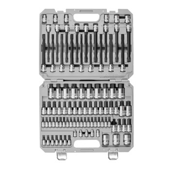 Ares 31038 90Piece Master Bit Socket Specialty Socket Set 14Inch 38Inch And 12Inch Drives S2 Bit Socket Set Inc