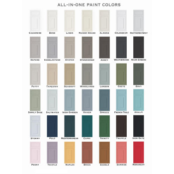 Allinone Paint 2 Quart Cabinet Paint Bundle And Kit London Green Gray