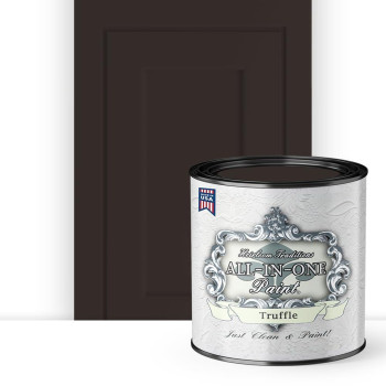 Allinone Paint 2 Quart Cabinet Paint Bundle And Kit Truffle Dark Brown