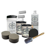 Allinone Paint 2 Quart Cabinet Paint Bundle And Kit Iron Gate Black