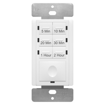 Enerlites 2Hour Countdown Timer Switch 5102030 Min 12 Hr For Bathroom Fans Heaters Lights Led Indicator 120Vac 800W