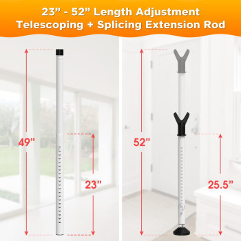 Sliding Door Security Bar 19 To 52 Inch Doorwindow Security Bar Adjustable Heavy Duty Door Security Bar Door Stopper From I