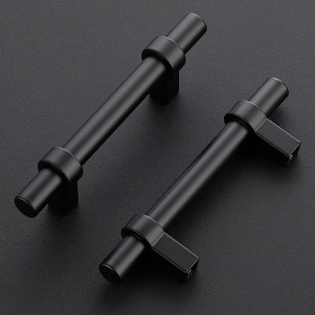 Home Expert 25 Pack Cabinet Handles 3 Inch Black Cabinet Pulls Matte Black Kitchen Cabinet Handles Drawer Pulls With Square Base