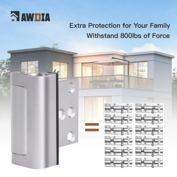 Awdia Home Security Door Lock Childproof Door Reinforcement Lock For Inward Swinging Door Door Locks For Kids Safety To Preven