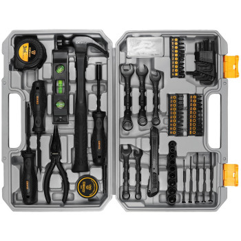 Dekopro Tool Kit Set Box Home Repair Tools Basic Hand Toolbox Sets 148Piece