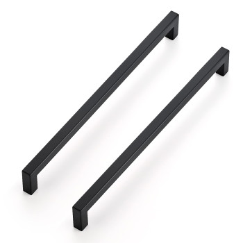 Ravinte 3 Pack 11516 Inch Kitchen Square Cabinet Handles Matte Black Cabinet Pulls Black Drawer Pulls Kitchen Cabinet Hardware