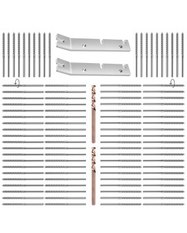 Cke 100 Pack T316 Stainless Steel Leftright Handed Thread Swage Lag Screws For Wood Post 18 Cable Deck Railing Kit Stair Rai