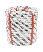 Climbing Rope 12 In X 150 Ft White Bull Rope Polyester Braided Arborist Rope 12 Inch 48 Strands 150Ft For Tree Pulling Nautica