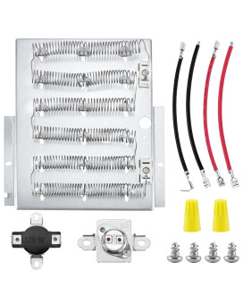 503978 61927 Dryer Heating Element Kit Fit For Amana Speed Queen Dryer Partsreplaces 964P3 56179 503404 56047 Dryer Parts Therm