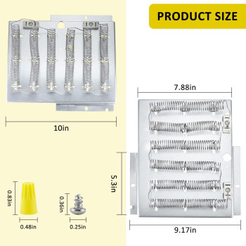 503978 61927 Dryer Heating Element Kit Fit For Amana Speed Queen Dryer Partsreplaces 964P3 56179 503404 56047 Dryer Parts Therm