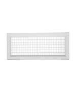 5 X 12 Inch White Plastic Ventilation Grille With Insect Mesh Hvac Indoor Vent Cover Does Not Include Screws