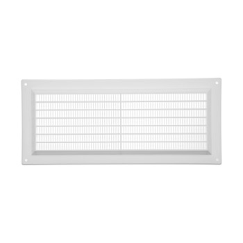 5 X 12 Inch White Plastic Ventilation Grille With Insect Mesh Hvac Indoor Vent Cover Does Not Include Screws