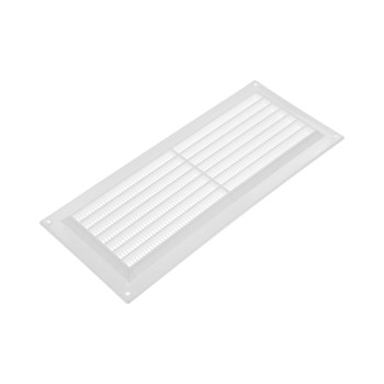 5 X 12 Inch White Plastic Ventilation Grille With Insect Mesh Hvac Indoor Vent Cover Does Not Include Screws