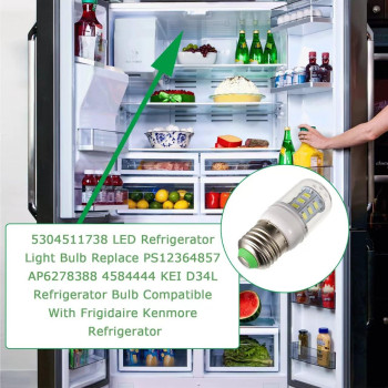 Sigandg 5304511738 Refrigerator Light Bulbs 35W For Ps12364857 Ap6278388 4584444 Kei D34L Pack Of 2