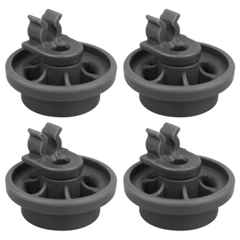 4 Pcs 4581Dd3003B Dishwasher Lower Rack Wheels Bottom Dishrack Roller Assembly Replacement Part Compatible With Lg Dishwasher R