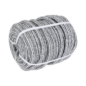 Elfinrm Arborist Tree Rope 58Inch By 200Ft 24 Strand Bull Rope Up To 16000Lbs Tensile Strength Black And White