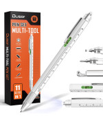 Dusor Stocking Stuffers For Adults 11 In 1 Multitool Pen Gifts For Men Him White Elephant Gifts For Adults Useful Mens Gift