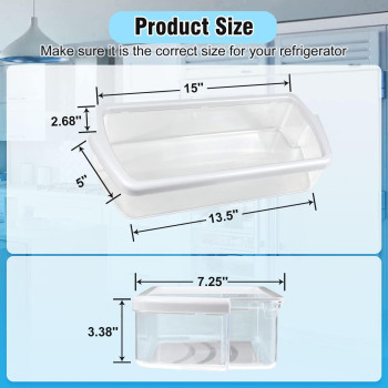 W10321304 Refrigerator Door Shelf Bin Compatible With Whirlpool Refrigerator Door Bin Replace Wpw10321304 Ap6019471 2179574 21