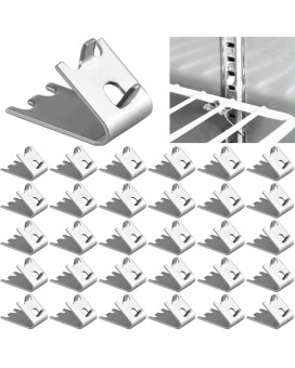 920158 Freezer Shelf Clip Stainless Steel Shelf Clip For Refrigerator Freezer Cooler Shelf Support Replacement Shelf Square Buck