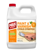 Max Strip Paint Varnish Citrus Stripper 1 Quart Strips Multiple Layers Removes Latex And Oil Based Paints No Methylene