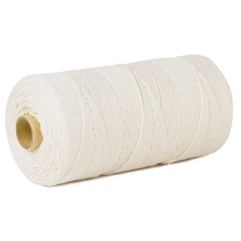 Perkhomy Cotton Butchers Twine String 1100 Feet 2Mm Twine For Cooking Food Safe Crafts Bakers Kitchen Butcher Meat Turkey Sausag