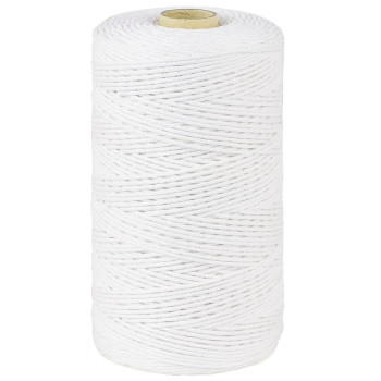 Perkhomy Cotton Butchers Twine String 1100 Feet 2Mm Twine For Cooking Food Safe Crafts Bakers Kitchen Butcher Meat Turkey Sausag