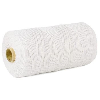 Perkhomy Cotton Butchers Twine String 1100 Feet 2Mm Twine For Cooking Food Safe Crafts Bakers Kitchen Butcher Meat Turkey Sausag