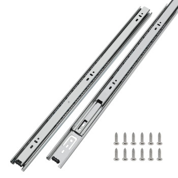 Lontan 12 Inch Metal Silver Drawer Slides Side Mount Ball Bearing1 Pair Full Extension Dresser Rails Cabinet Drawer Tool Box Tr