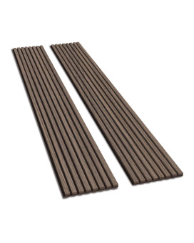 Olanglab Wood Slat Wall Panels 2 Pack Wood Slats For Wall 9448X 1259X 082 Each 3D Wall Panels For Interior Wall Deco