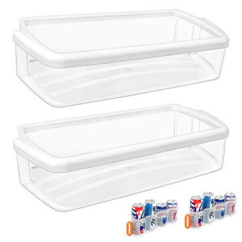 2 Pack Upgraded Wpw10321304 Refrigerator Door Shelf Bin Compatible With Whirlpool Fridge Door Shelf Replacement W10321304 Whir