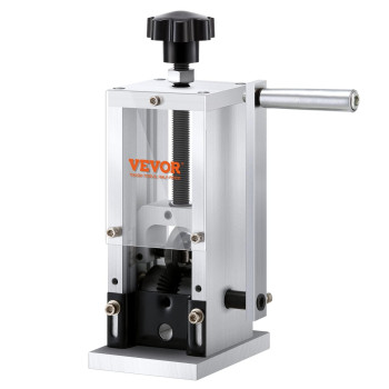 Vevor Manual Wire Stripping Machine 006098 Copper Stripper With Hand Crank Or Drill Powered Visible Stripping Depth Ref