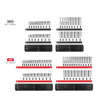 Tekton 12 Inch Drive 6Point Socket Set With Rails 78Piece 381516 In 1032 Mm Shd92215