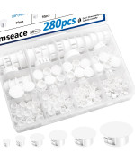 Smseace 280Pcs Plastic Plugs 9Sizes Plastic Hole Plug For Round Holes 1Inch 78Inch 34Inch 58Inch 12Inch 38Inch 516Inch 1