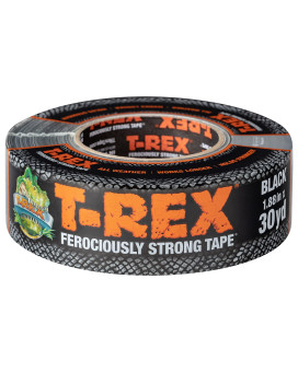 Trex Tape Heavy Duty Duct Tape With Uv Resistant Waterproof Backing For Ferociously Strong Repairs 188 X 30 Yd Black 1