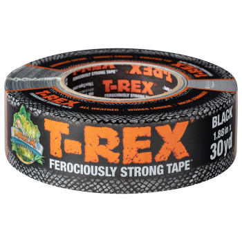 Trex Tape Heavy Duty Duct Tape With Uv Resistant Waterproof Backing For Ferociously Strong Repairs 188 X 30 Yd Black 1