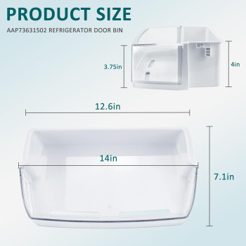 Aap73631502 Refrigerator Door Binlg Refrigerator Shelf Replacementright Compatible For Lg Kenmore Refrigeratorlfx28968St