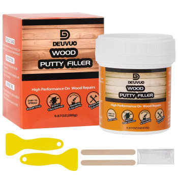 Deuvuo Wood Putty Highperformance Natual Wood Filler Putty Quickly Fix Wood Cracks And Blemishes With Wood Hole Filler Pai