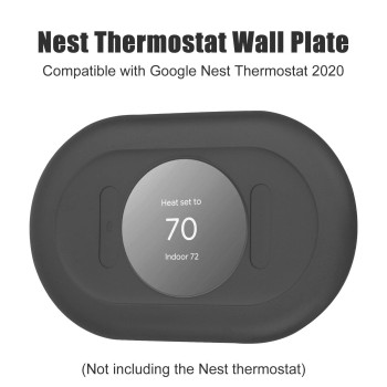 Nest Thermostat Trim Kit Nest Thermostat Wall Plate For Google Nest Thermostatprogrammable Wifi Thermostat Accessory Charcoal