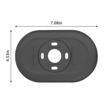 Nest Thermostat Trim Kit Nest Thermostat Wall Plate For Google Nest Thermostatprogrammable Wifi Thermostat Accessory Charcoal