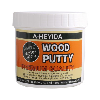 Wood Filler 2822 Ounce Wood Putty White Wood Filler Putty For Quickly Repair Wood Cracks And Holes On Wooden Floor Furniture