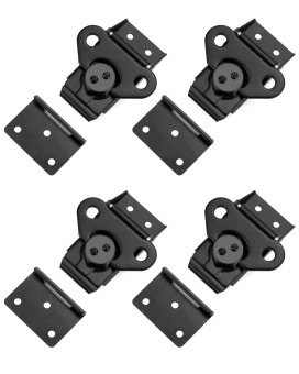 Qwork Heavy Duty Stainless Steel Latch For Flight Cases And Equipment Boxes 4 Pack 314 X 21316 High Working Loads Exc