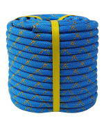 Double Braided Arborist Rope 12 Inch X 100 Feet Polyester Rope High Strength Climbing Rope For Adults Kids Tree Work Halya