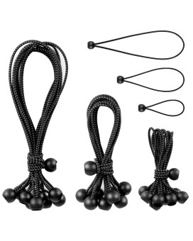 6 9 12 Inch Bungee Balls Assorted Sizes 30 Pcs Tarp Ball Bungee Cords Heavy Duty Canopy Ball Bungee Tarp Tie Downs With Balls Fo