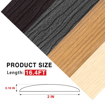 164 Ft Floor Transition Strip Self Adhesive Flooring Transitions Vinyl Floor Cover Strips Floor Bar Flat Divider Strip Laminate