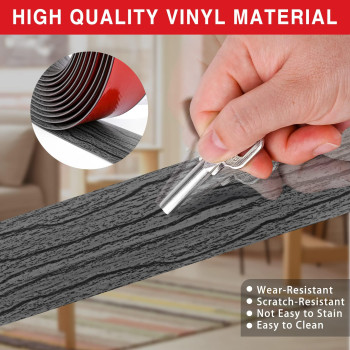 164 Ft Floor Transition Strip Self Adhesive Flooring Transitions Vinyl Floor Cover Strips Floor Bar Flat Divider Strip Laminate